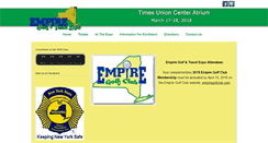 Desktop Screenshot of empiregolfexpo.com
